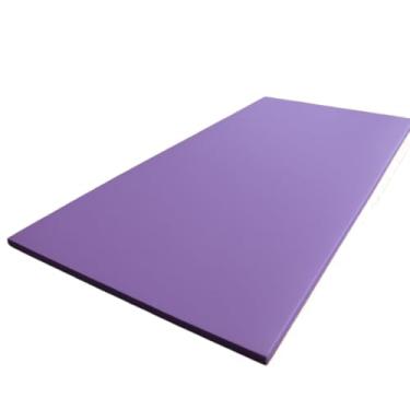 Imagem de Colchonete EVA 100x50cm para Academia, Yoga e Pilates – Tatame de Exercício Fitness Antiderrapante com Alta Densidade(Lilás,20mm)