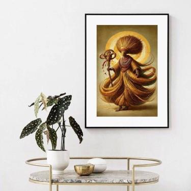 Imagem de Quadro Artístico Orixá Obaluaê - 60X48Cm