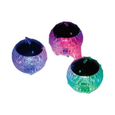 Imagem de Lâmpada Solar Flutuante LED Que Muda De Cor, À Prova d'Água, Luz De Di