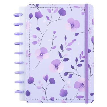 Imagem de Caderno de Disco M 190x255mm 80Fls Violeta DK22E284 - Diskô