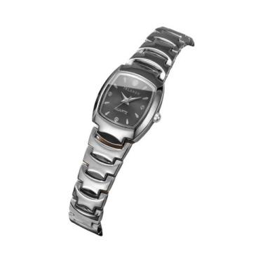 Imagem de Relógio Analógico Quadrado Elegante Para Mulheres, Relógio De Pulso Fa