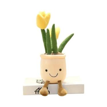 Imagem de Brinquedo De Pelúcia Kawaii De Flor Artificial De 30cm, Cacto E Girass