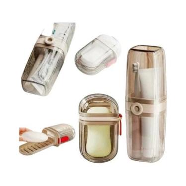 Imagem de Estojo De Sabonete Portátil Para Viagem, Suporte De Sabonete De Plásti