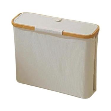 Imagem de Suporte De Papel Higiênico Fino De Grande Capacidade Com Tampa Para At