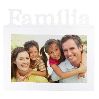 Imagem de Porta Retrato Família 20x15cm Branco