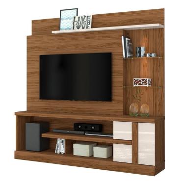 Imagem de Estante Home Theater Alan Naturale Off White Para Tv Até 55 - Madetec Naturale Off White