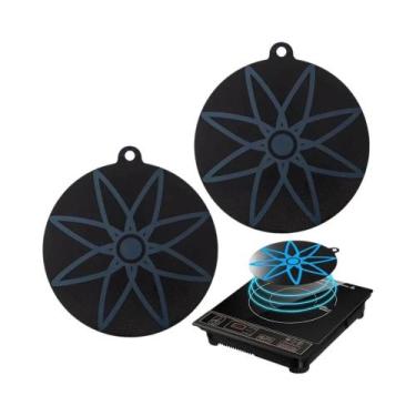 Imagem de Protetor De Fogão De Indução Multifuncional De Silicone 24cm, Protetor