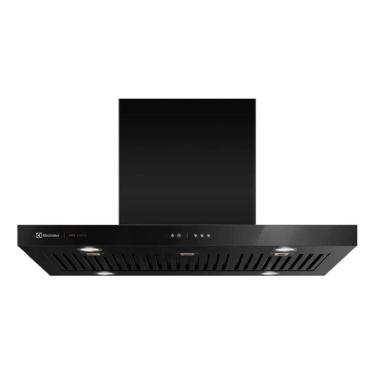 Imagem de Coifa De Parede 90cm Preta Touch Cook Pro 220v - Electrolux