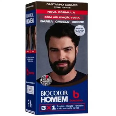 Imagem de Tonalizante Homem Bozzano Castanho Escuro Biocolor