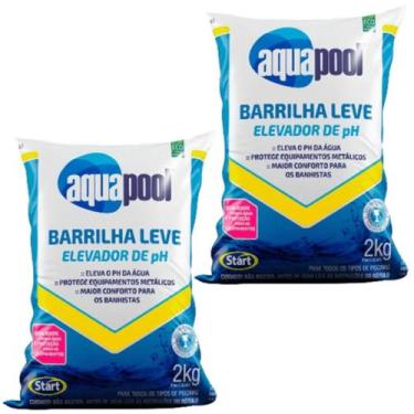 Imagem de Elevador de PH Barrilha Leve 2kg Aquapool 2 unidades