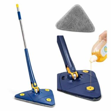 Imagem de Mop Triangular 360 Microfibra Cabo Inox Limpa Vidro Parede - A Casa da