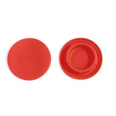 Imagem de JOGO LE CREUSET SET 2 TAMPAS DE SILICONE P/ MOEDORES - Vermelho 9301080006