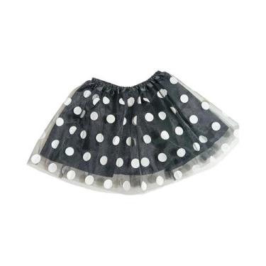Imagem de Saia TUTU Infantil De Poá Em Tule, Vestido De Dança Leve E Brilhante, 