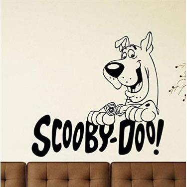 Imagem de Adesivo de parede Scooby Doo Cartoon Dog para quarto de crianças - tai