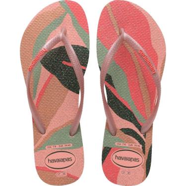 Imagem de Chinelo Dedo Casual Feminino Borracha Havaianas Slim Palette Glow