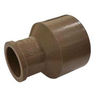Imagem de Conexão Bucha de Redução PVC Marrom Longa 50mm x 25mm Liso/Liso - Kron