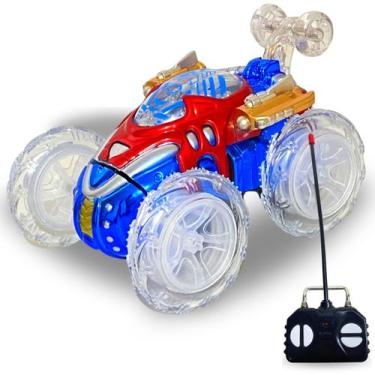 Imagem de Carrinho Controle Remoto Maluco Carro Gira 360º C/ Luz - - Europio, Pi