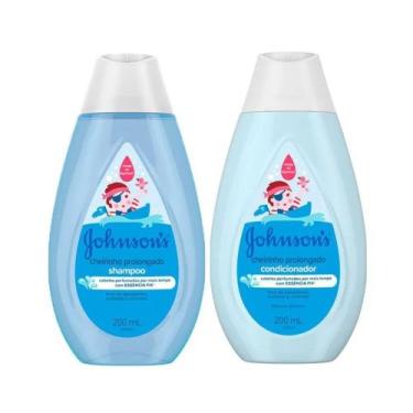 Imagem de Shampoo + Condicionador 200ml Kit Johnson's Baby Azul