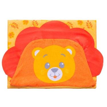 Imagem de Toalha Estampada Com Capuz 67 cm x 90 cm - BABY JOY, Leão