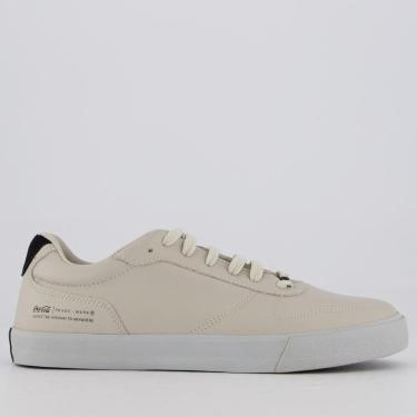 Imagem de Tênis Coca Cola Thompson Town Bege-Masculino