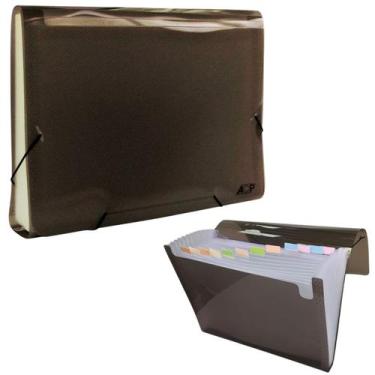 Imagem de Pasta Sanfonada Plastica A4 12 Divisorias Fume ACP