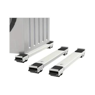 Imagem de Suporte Ajustável Antichoque Em Aço Inoxidável Para Máquinas De Lavar,