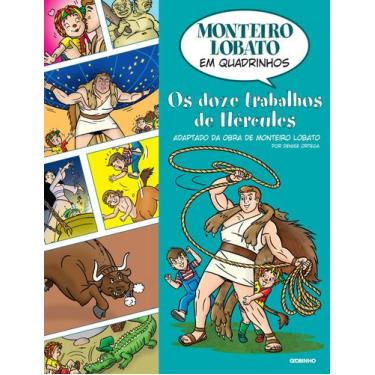 Imagem de Livro - Monteiro Lobato em Quadrinhos - Os doze trabalhos de Hércules