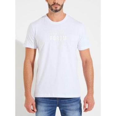 Imagem de Camiseta Forum Slim Branco-Masculino