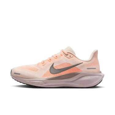 Imagem de Nike Tênis feminino Pegasus 41, Gelo de goiaba/pedra da caverna/pulso laranja/malte/vermelho silte, 41