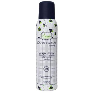 Imagem de Desodorante Aerossol Blueberry 48h Vegano Giovanna Baby 150ml / 90g