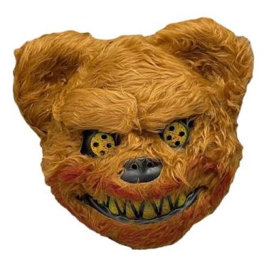 Imagem de Máscara Urso halloween Assustadora Realista Cosplay Adulto Cor:Marrom 