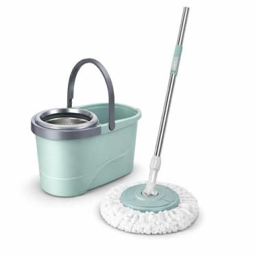Imagem de Esfregão Giratório com Balde Mop Centrífuga Microfibra Limpeza - Yeet