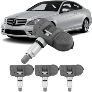 Imagem de Kit 4 sensor pressao pneu tpms mercedes c180 c250 ml320 glk - HD