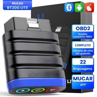 Imagem de Scanner OBD2 Bluetooth MUCAR BT200 Lite, Leitor De Códigos De Diagnóst