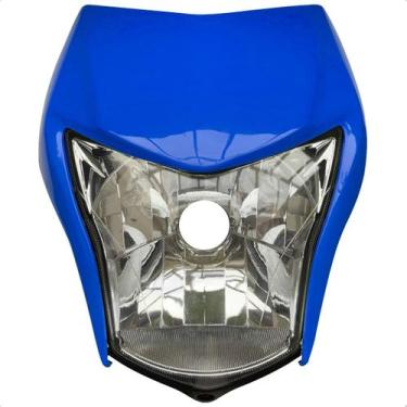 Imagem de Kit Carenagem Farol + Interna + Bloco NXR Bros 150 - Sportive, Azul