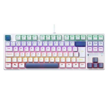 Imagem de Teclado Mecânico Gamer Machenike K500B-B87, Switch Brown, Abnt, - REF JJ02G200A-Unissex