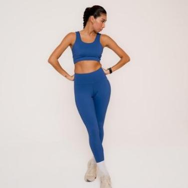 Imagem de Calça Legging Com 3 Bolsos Invisíveis E Cós Largo All Out-Feminino