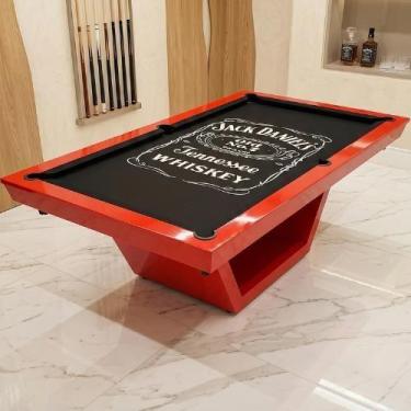 Imagem de Mesa de Sinuca Turmalina Madeira Maciça Ardósia Luxo - Sua Sinuca