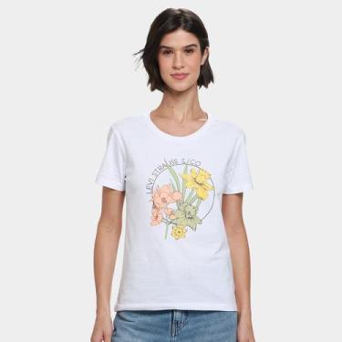 Imagem de Camiseta Levi's The Perfect Casual Feminina, Branco, M