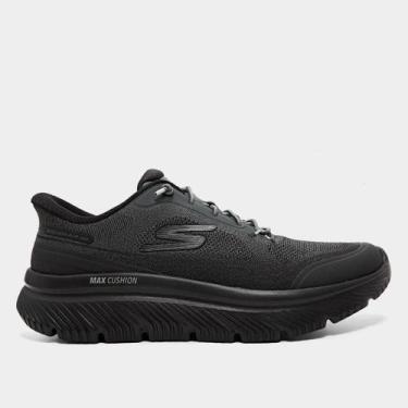 Imagem de Tênis Skechers Go Walk Max Cushioning Hyper Masculino, Preto, 39