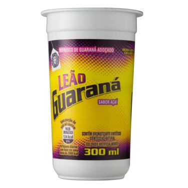 Imagem de Refresco Guaraná e Açaí Leão 300ml Copo Pronto para Beber