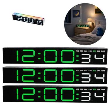 Imagem de 3 Relógios Digital Led de Mesa com Despertador30cm - Ami, 3