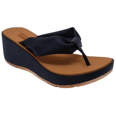 Imagem de Chinelo Tamanco Saldo Anabela Feminino Leve Confortavel Terra e Àgua -