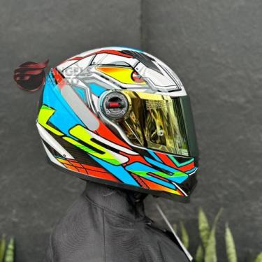Imagem de Capacete LS2 FF358 Xdron Neon Orange, 62, Laranja