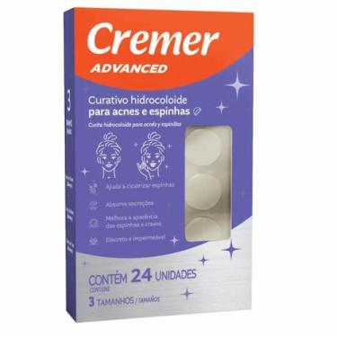 Imagem de Curativo Hidrocoloide Cremer Advanced Acnes e Espinhas Contém 24 unida