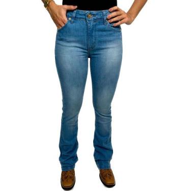 Imagem de Calca Lee Feminina Jeans Claro Hoxie Premier Flare, Azul, Claro, 44