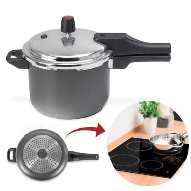 Imagem de Panela de Pressão Alumínio Antiaderente 4,5 L Com Indução - Multiflon,