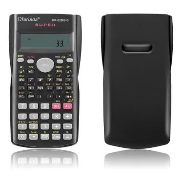 Imagem de Calculadora Científica 240 Funções De 12 Dígitos E Frações - Genérico