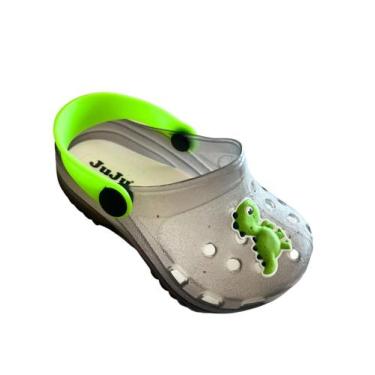 Imagem de Babuche Juju Shoes Transparente Do Dinossauro Super Confortável Infant