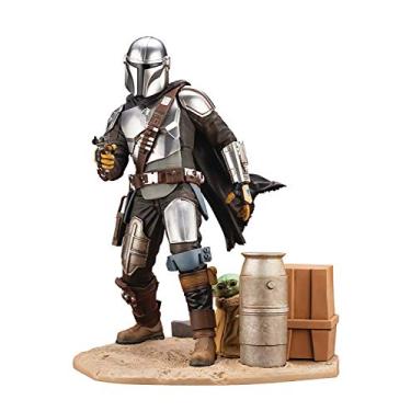 Imagem de Kotobukiya The Mandalorian & The Child ArtFX PVC Statue, Multicolor